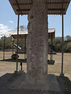 Stela B in the Grand Plaza at Copan - copan mayan ruins,copan mayan temple,mayan temple pictures,mayan ruins photos